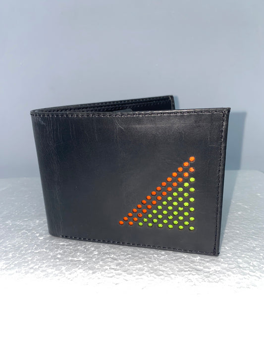 Billetera de cuero liso B404