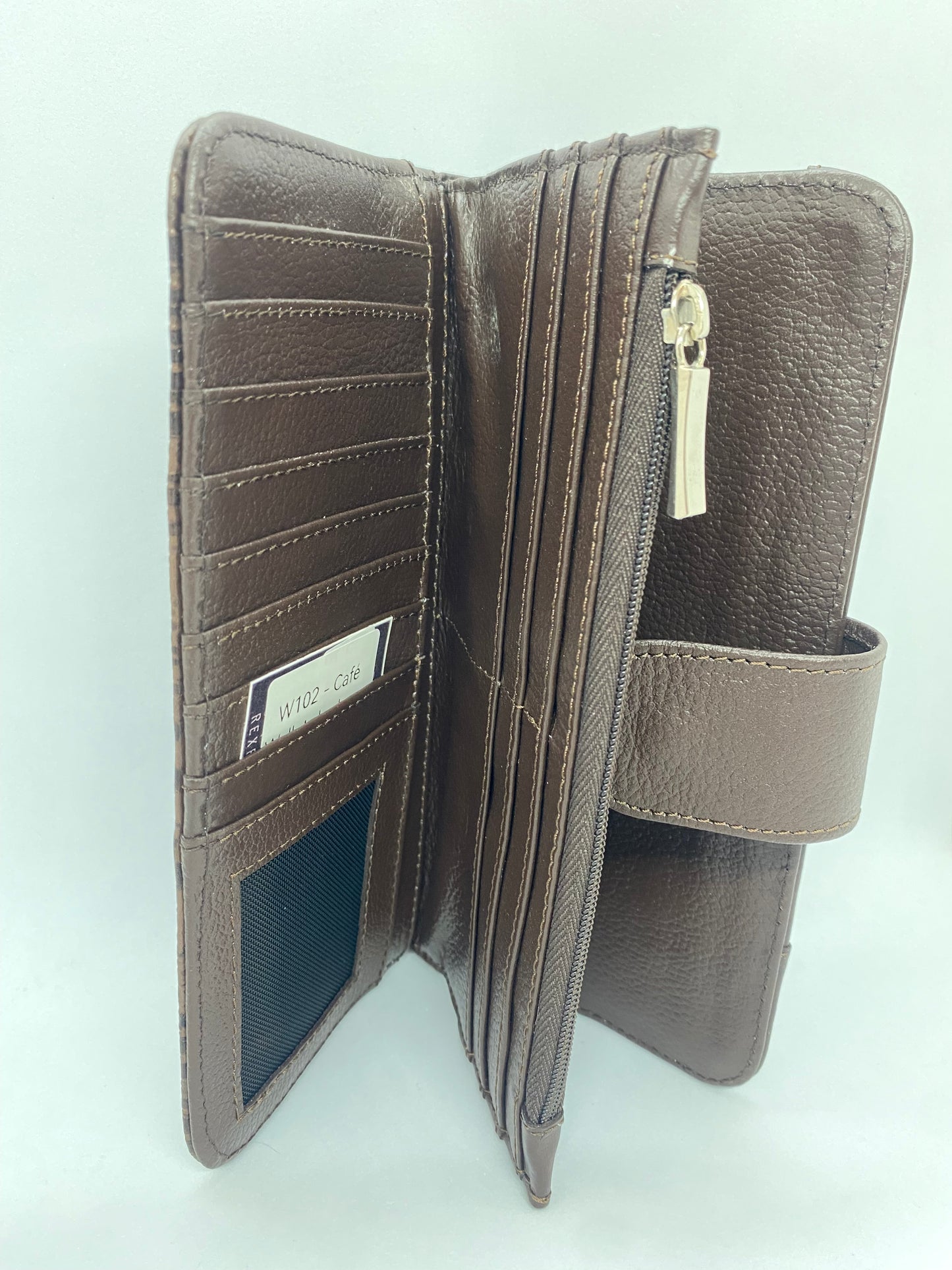 W102 - Wallet de cuero Graso marca Quality Leather
