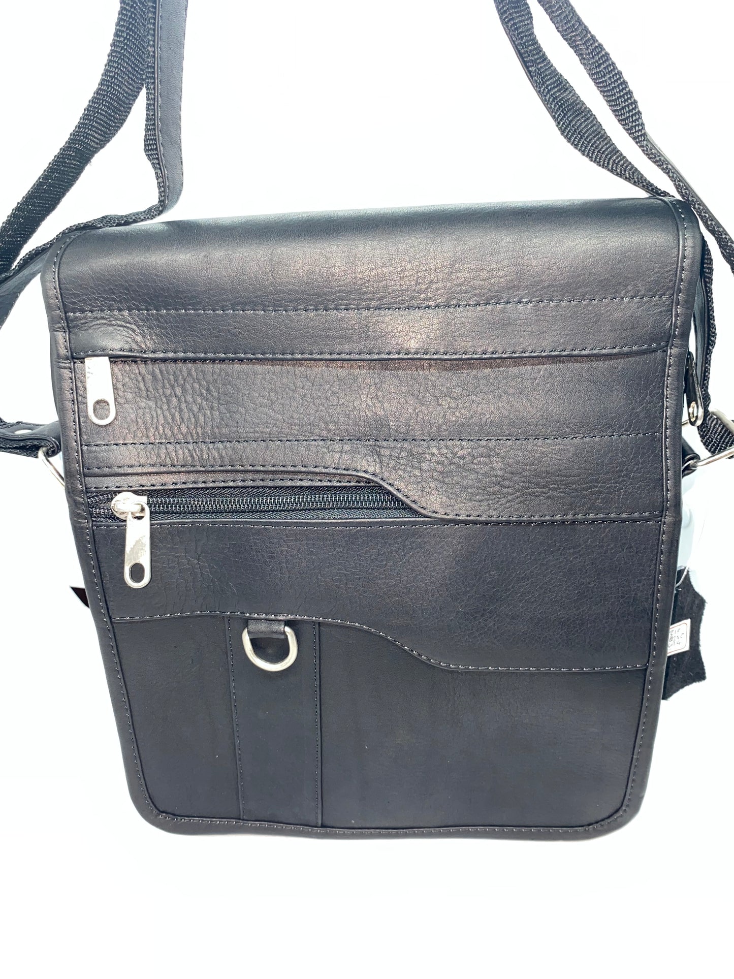 C316 - Carriel de cuero Tula grande marca Quality Leather
