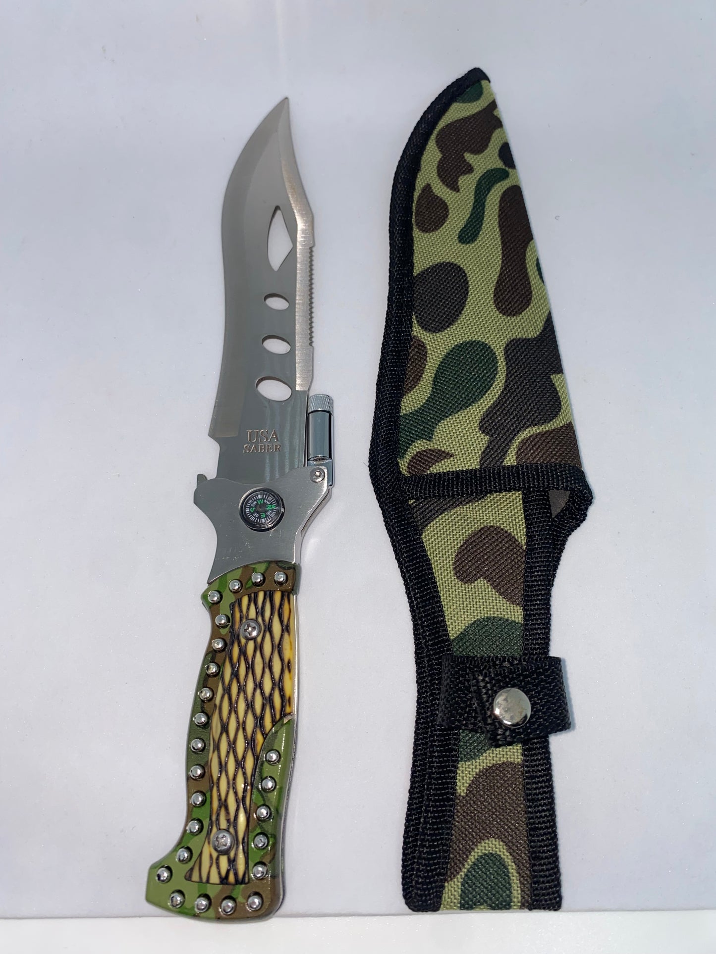 NAVAJA - Navaja con funda militar tactica