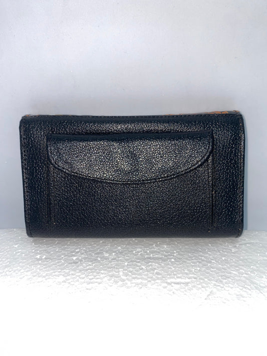 W267 - Wallet de cuero tala con diseño