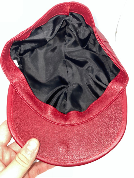 BV35 - Boina de cuero Graso ajustable marca Quality Leather