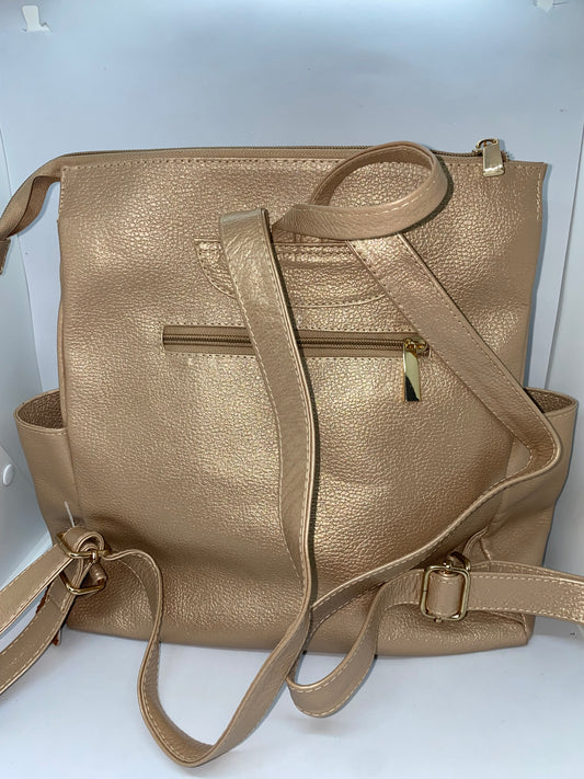 MZ69 - Mochila de cuero Graso para dama marca Quality Leather