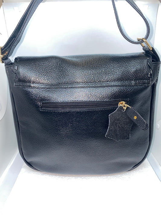 BDP69 - Bolso de cuero Graso para dama estilo pintado marca Quality Leather
