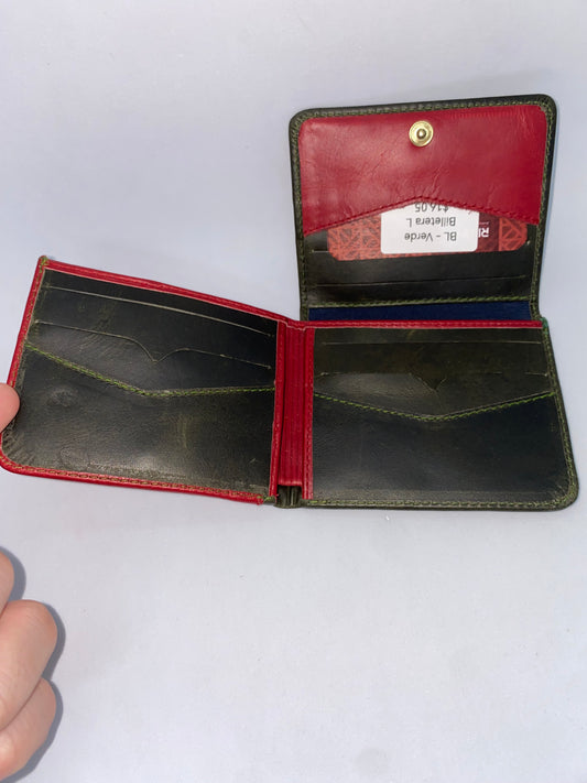 BL - Billetera de cuero Graso en forma de L marca Quality Leather