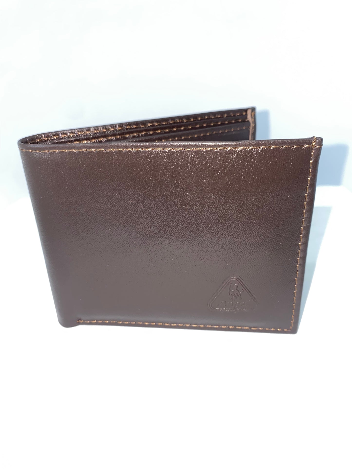 B327 - Billetera de cuero liso marca Angel