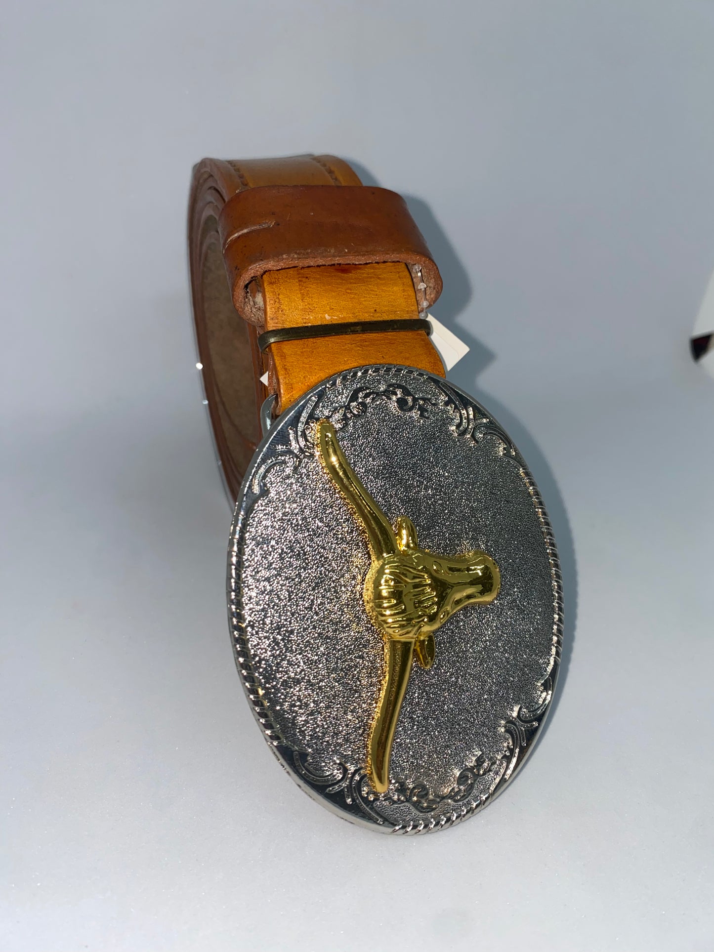 COH27 - Correa de cuero Tala con hebilla de vaquero marca Quality Leather