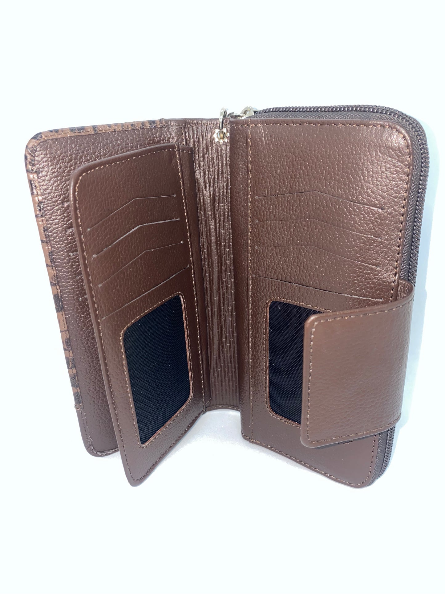W009 - Wallet de cuero Graso con muñequera de Alba