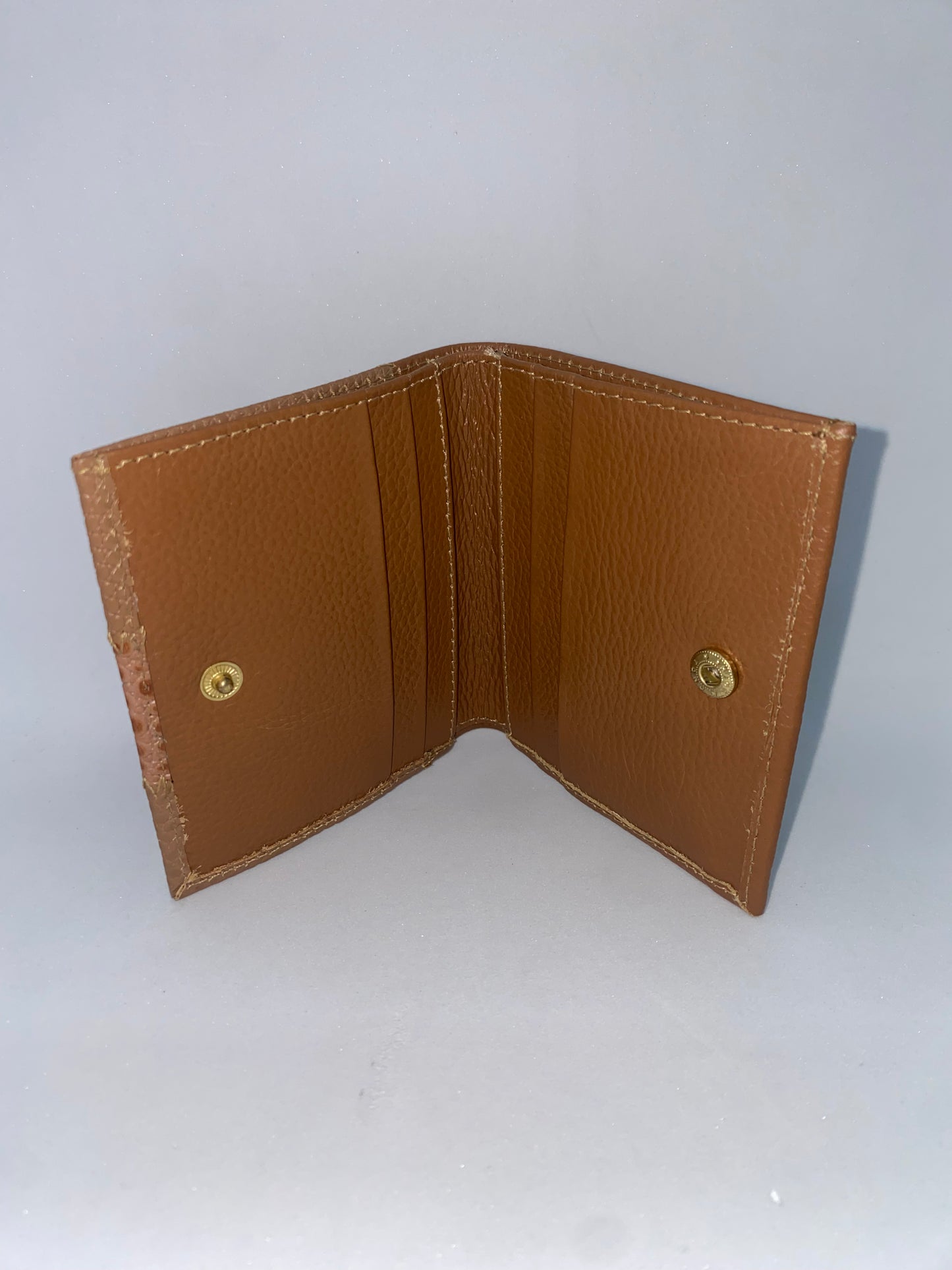 T505M - Tarjetero de cuero Graso con monedero marca Quality Leather
