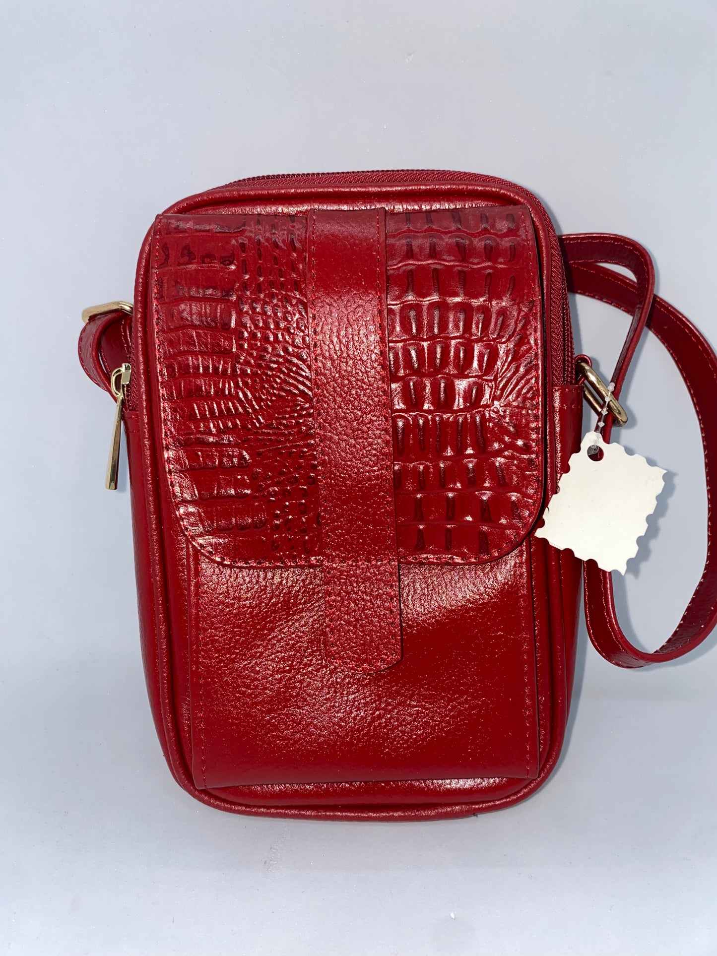 WPC40 - Wallet porta celular de cuero graso modelo nuevo marca Quality Leather
