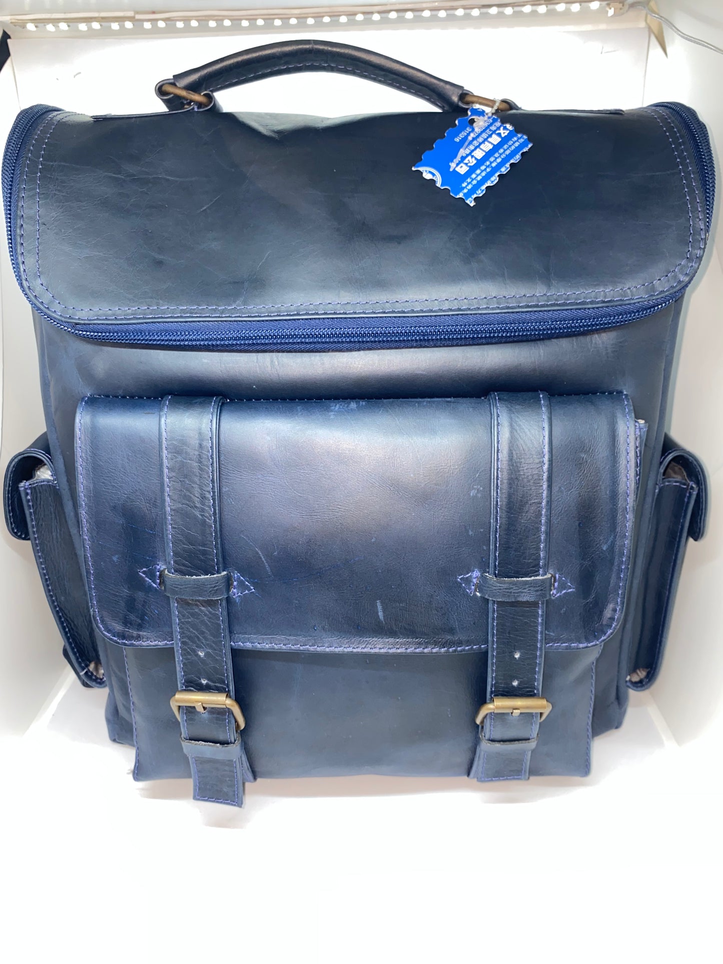 ME90 - Mochila de cuero Tula tipo scout marca Quality Leather