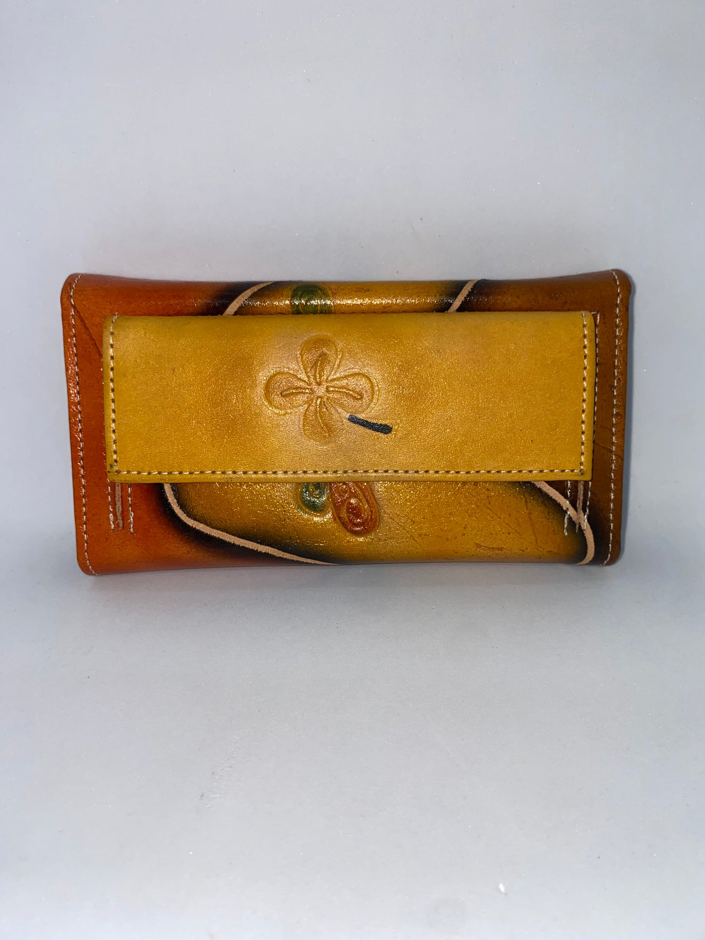 WPU40 - Wallet Pintada de cuero Tala marca Quality Leather