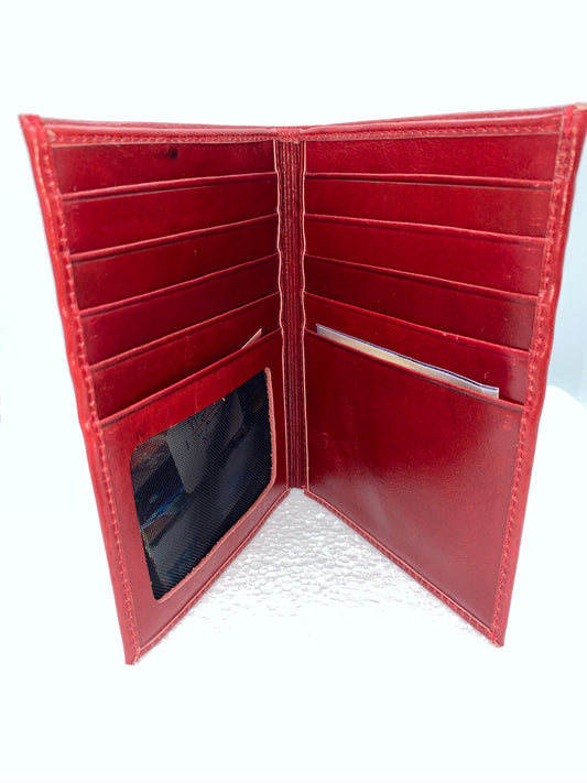 PP27 - Tarjetero porta pasaporte de cuero marca quality