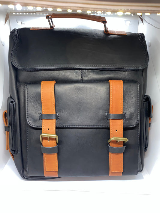 ME90 - Mochila de cuero Tula tipo scout marca Quality Leather