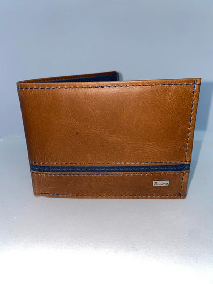 B6237 - Billetera de cuero Genuino marca Riviera
