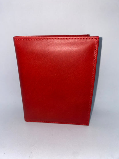 PP538 - Tarjetero porta pasaporte de cuero Graso marca Quality Leather