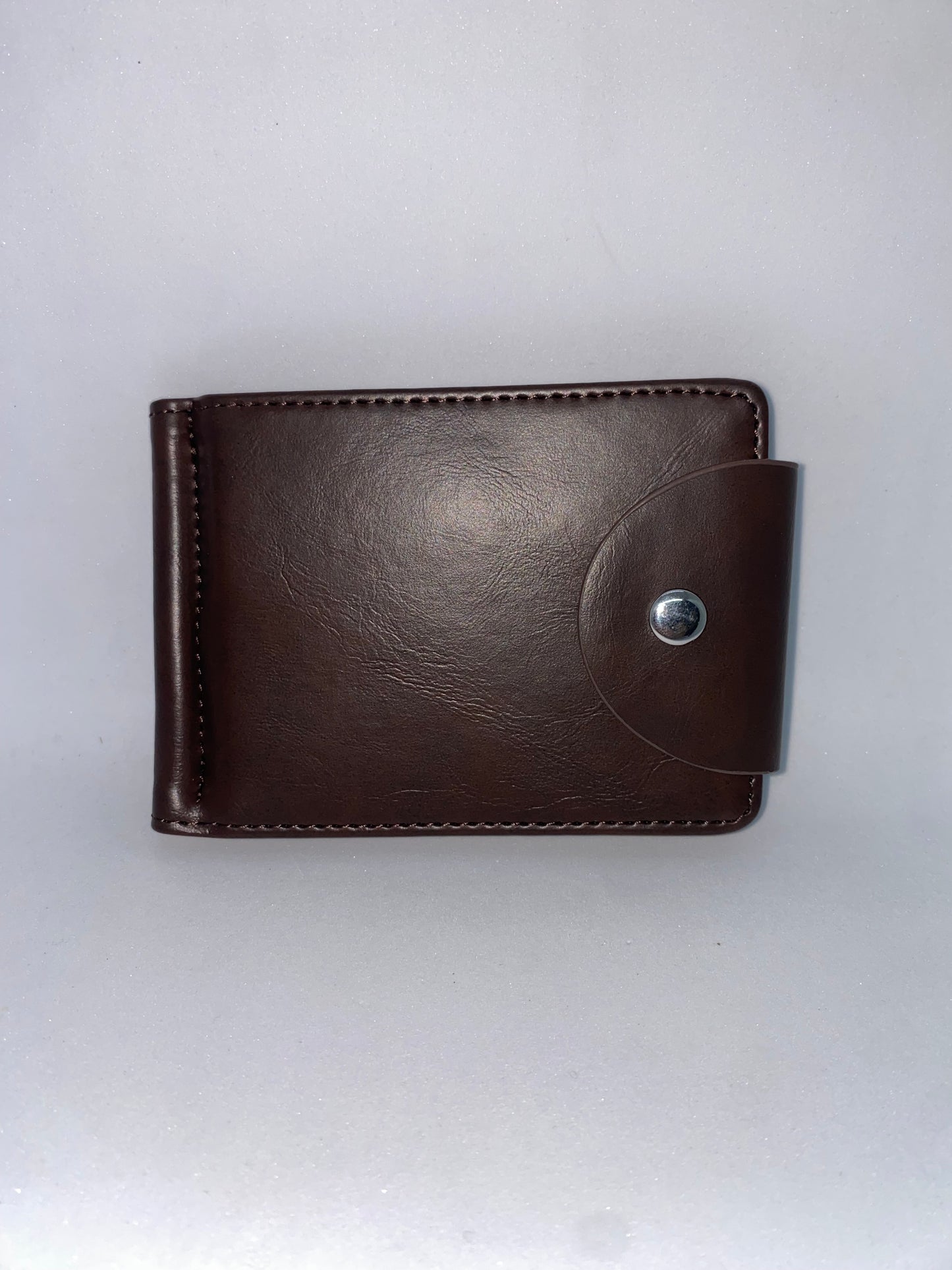 TPB01 - Tarjetero con clic para Pisa Billetes de cuerina marca Quality Leather