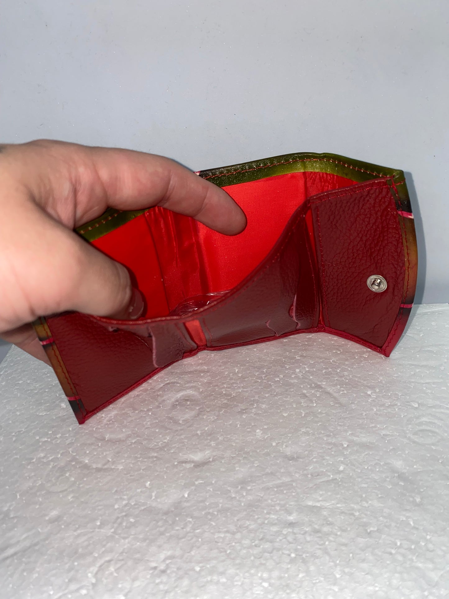 W3035 - Wallet mini de cuero Tala pintada