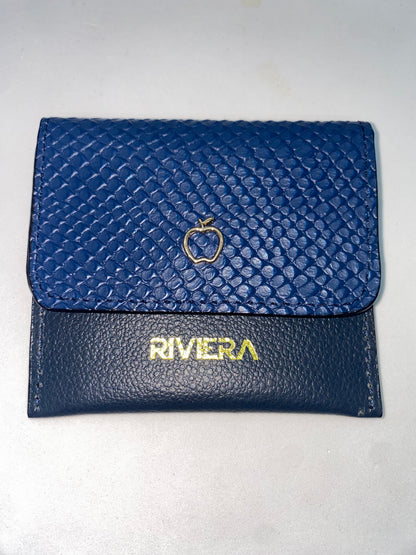 T44 - Tarjetero de cuero para dama marca Riviera