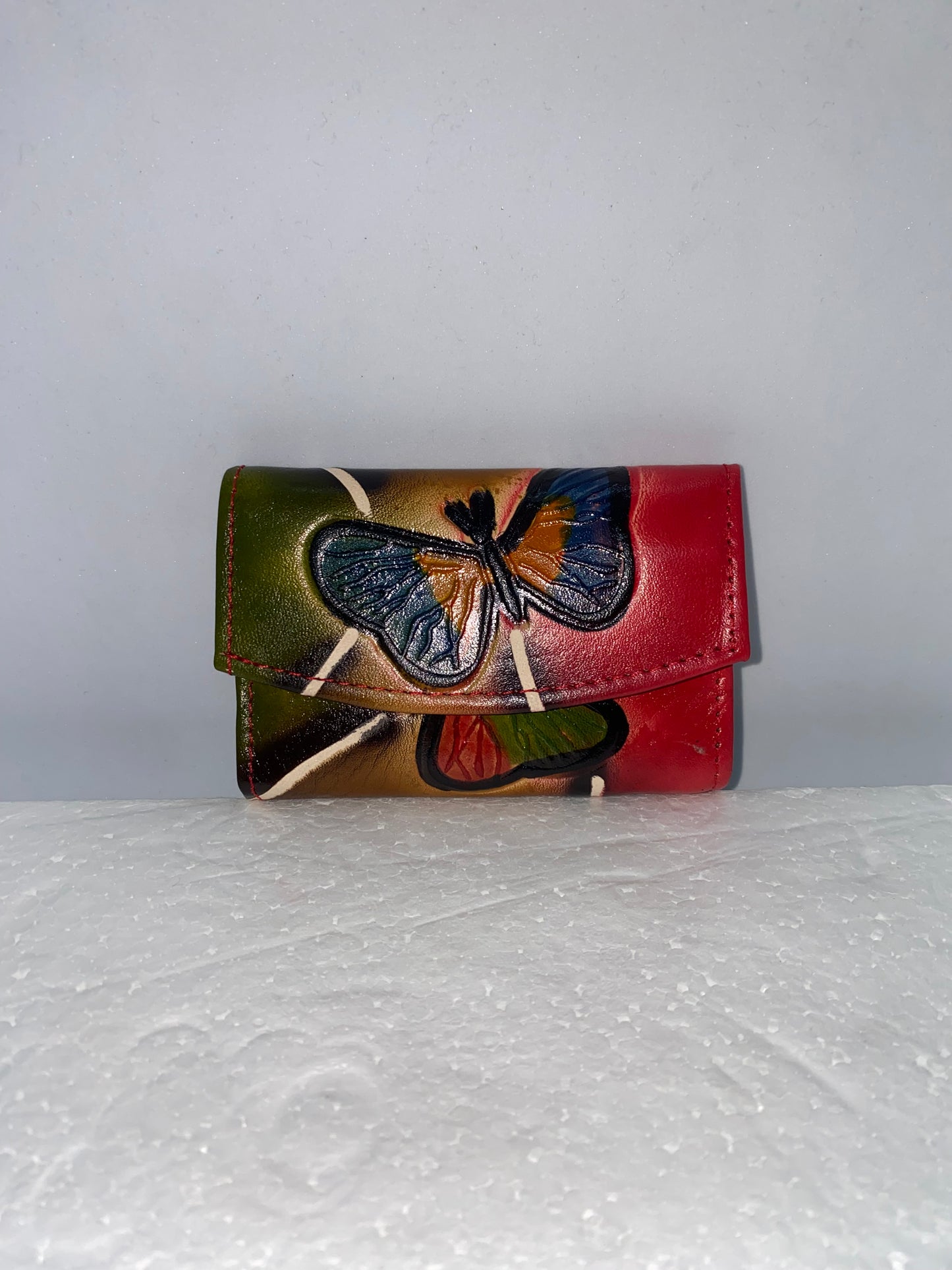W3035 - Wallet mini de cuero Tala pintada
