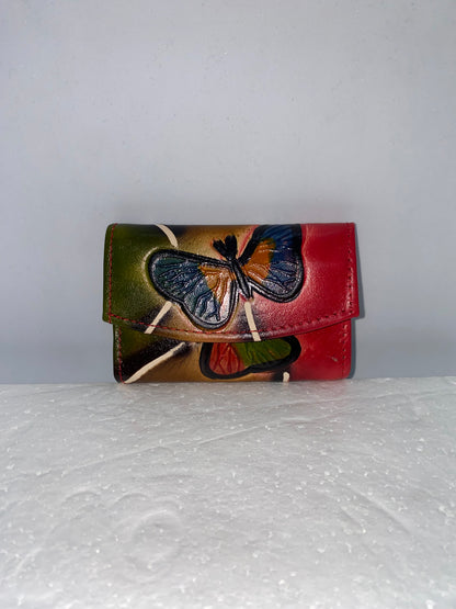 W3035 - Wallet mini de cuero Tala pintada