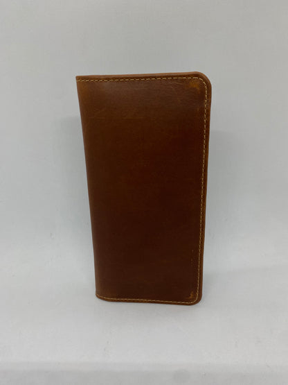 W522 - Tarjetero Porta Chequera de cuero Graso marca Quality Leather