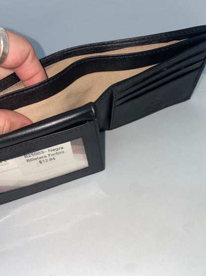 B25003 - Billetera de cuero indio marca Forbro