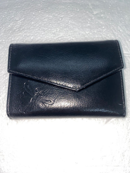 W202 - Wallet de cuero para dama con libelular marca Quality Leather