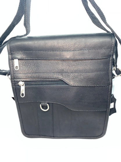 C316 - Carriel de cuero Tula grande marca Quality Leather