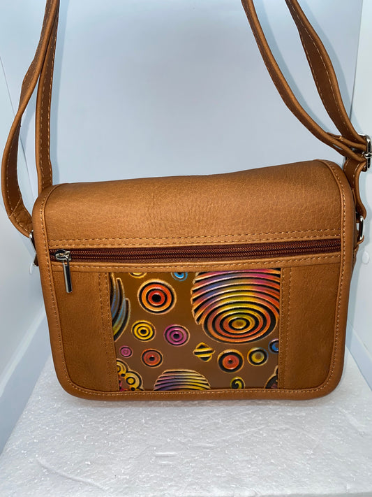 CTD45 - Carriel de cuero Tula para dama marca Quality Leather