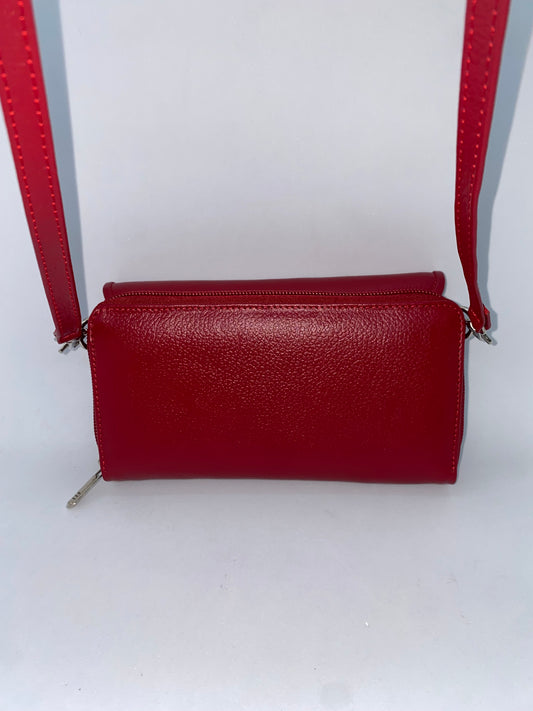 WPC55 - Wallet correa de cuero Graso para dama marca Quality Leather