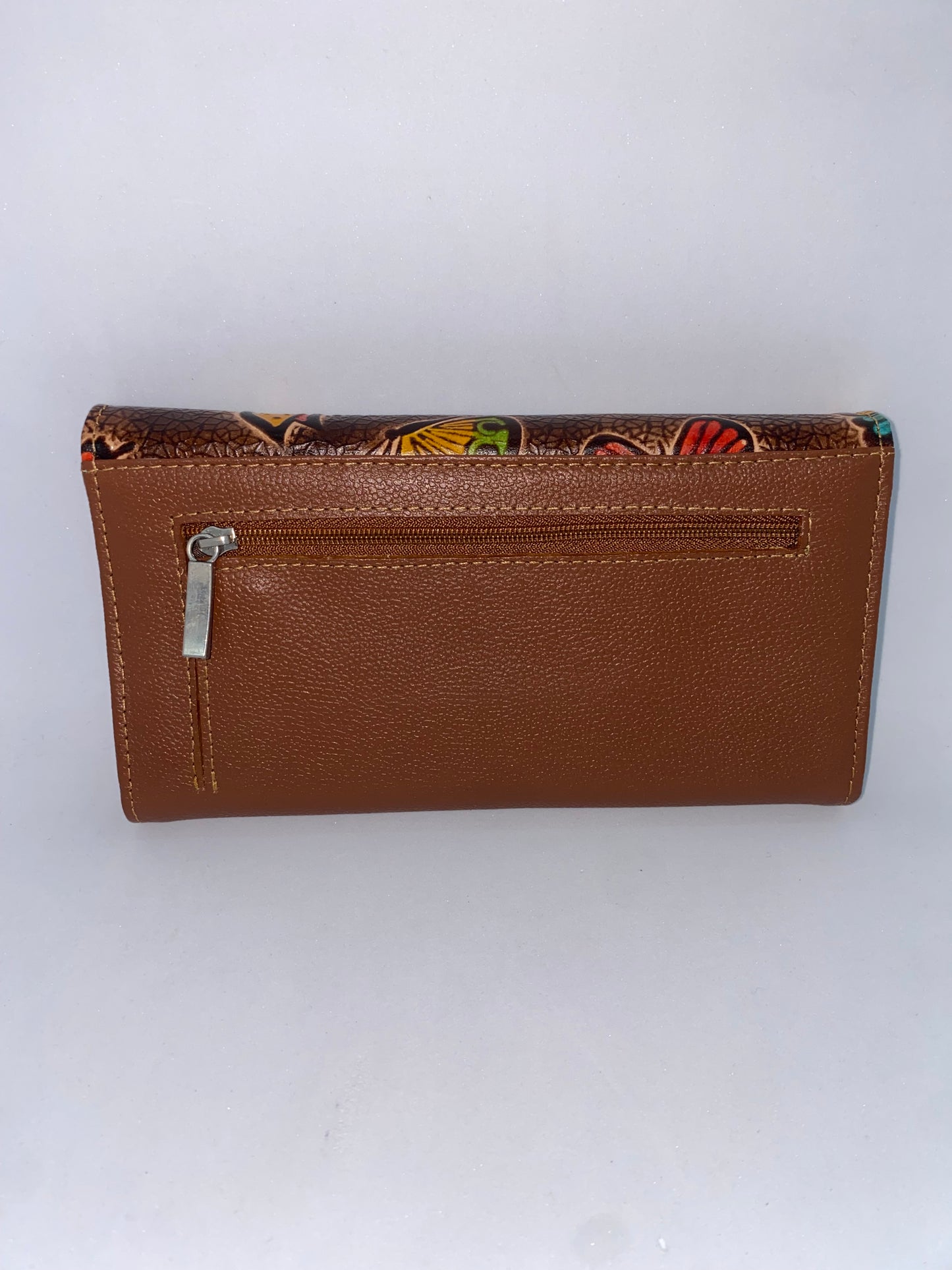 WDB45 - Wallet doble broche de cuero Graso marca Quality Leather
