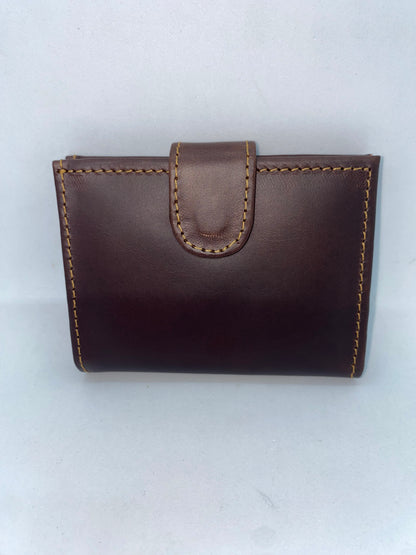 W505 - Wallet mini de cuero Graso marca Quality Leather