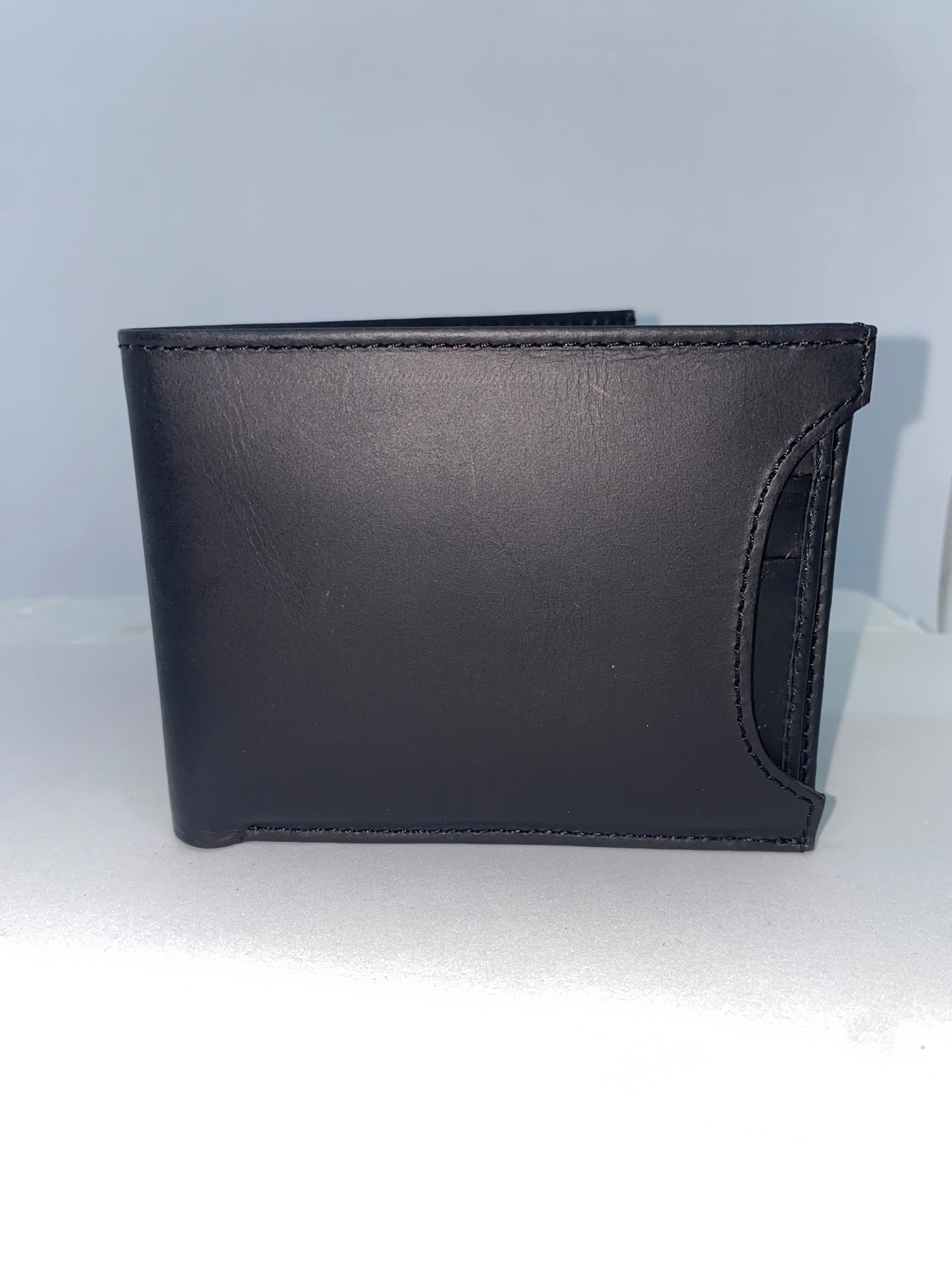 B011 - Billetera de cuero graso marca Quality Leather