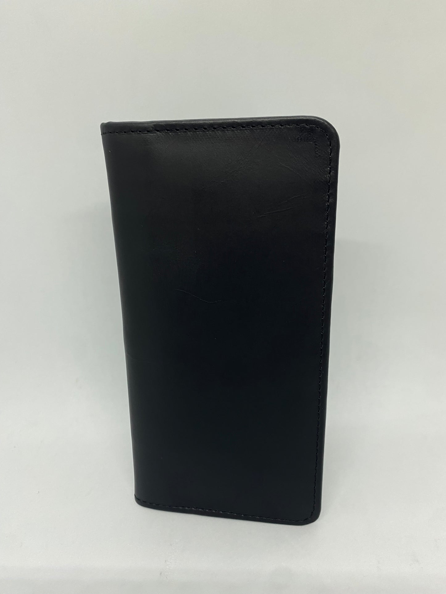 W522 - Tarjetero Porta Chequera de cuero Graso marca Quality Leather
