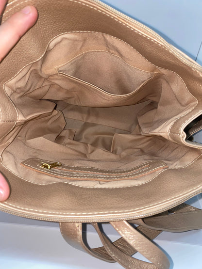 MZ69 - Mochila de cuero Graso para dama marca Quality Leather