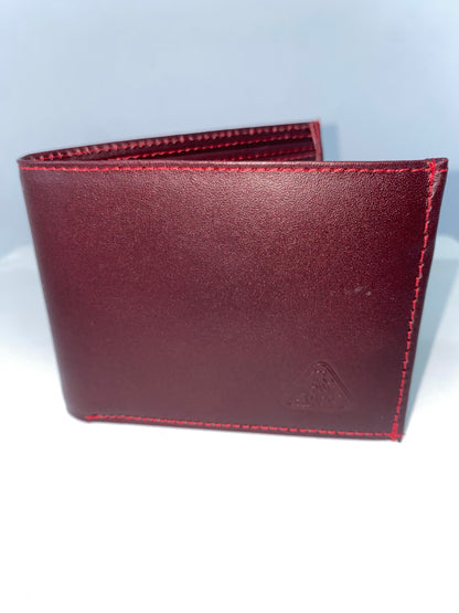 B324 - Billetera de cuero liso marca Angel