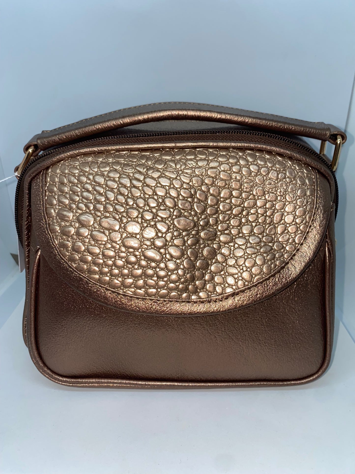 BMB53 - Bolso mini de cuero estilo Baul