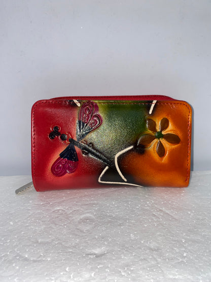 W307 - Wallet de cuero Tala pintada marca Montana