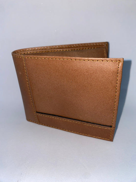 B045 - Billetera de cuero Graso marca Quality Leather