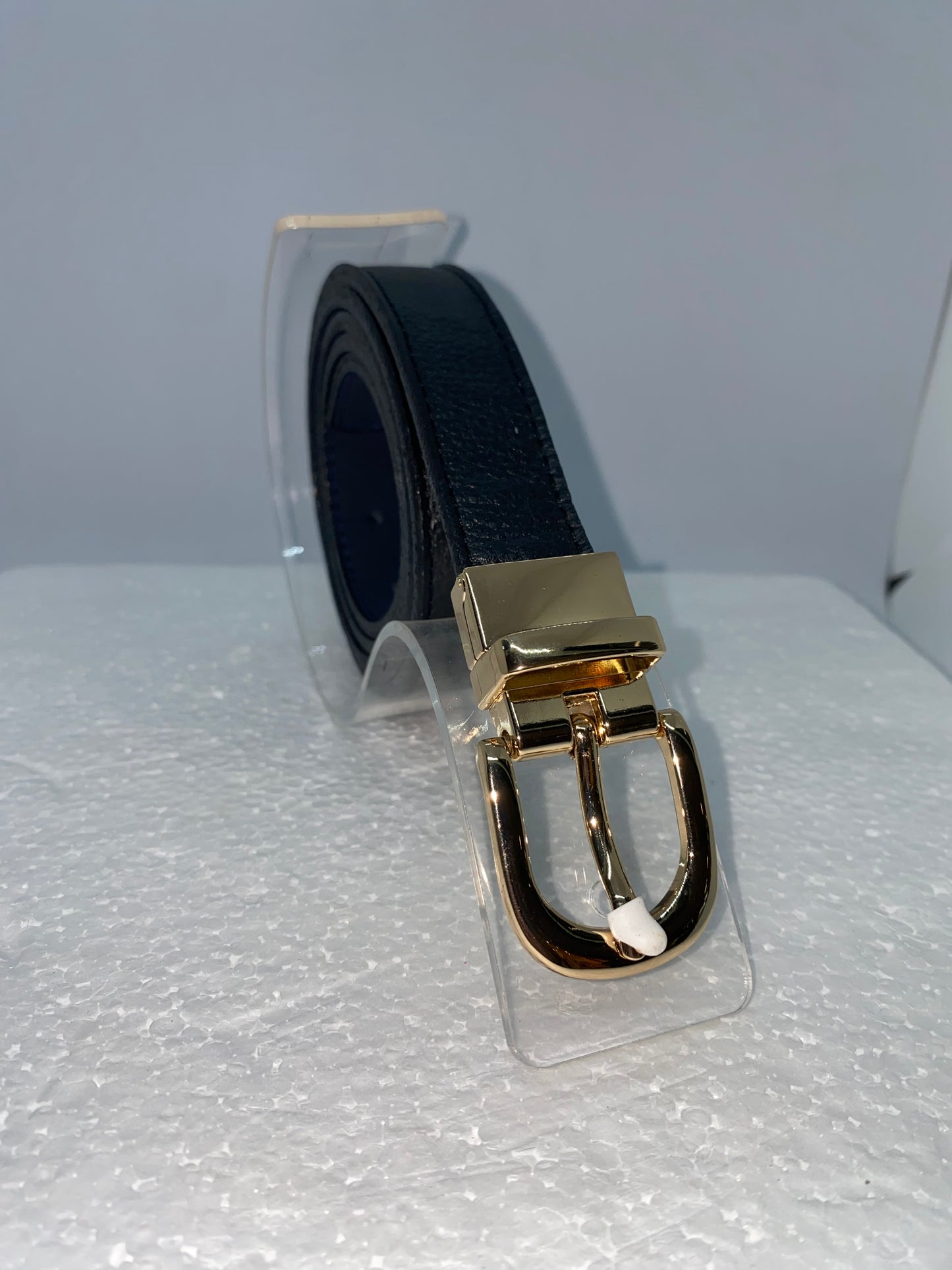 COA1 - Correa de cuero reversible para dama marca Quality Leather