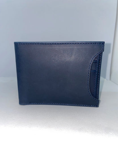 B011 - Billetera de cuero graso marca Quality Leather
