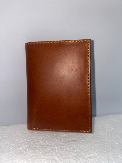 T227 - Tarjetero de cuero Graso con protección RFI marca Quality Leather