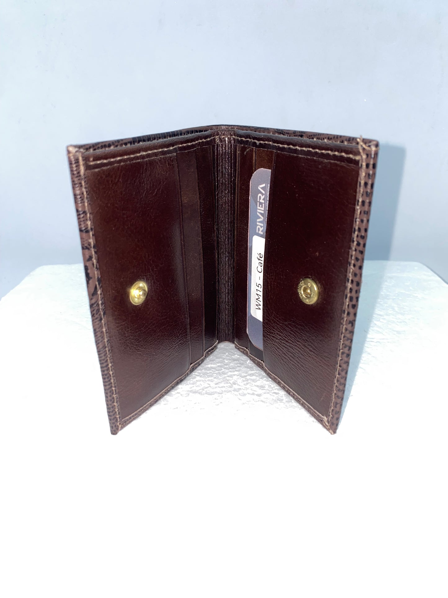 WM15 - Wallet tarjetero mini con broche