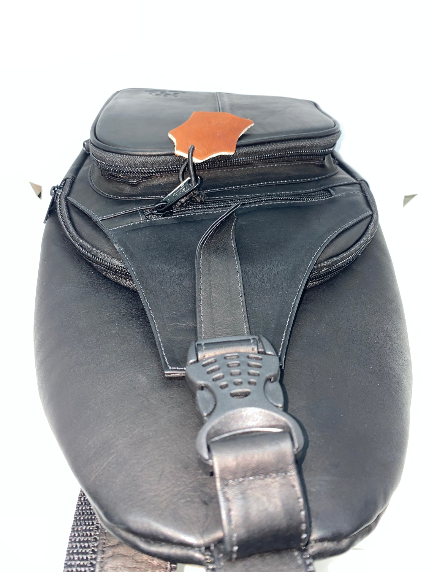 P340 - Pechera de cuero tula grande marca Puro Cuero
