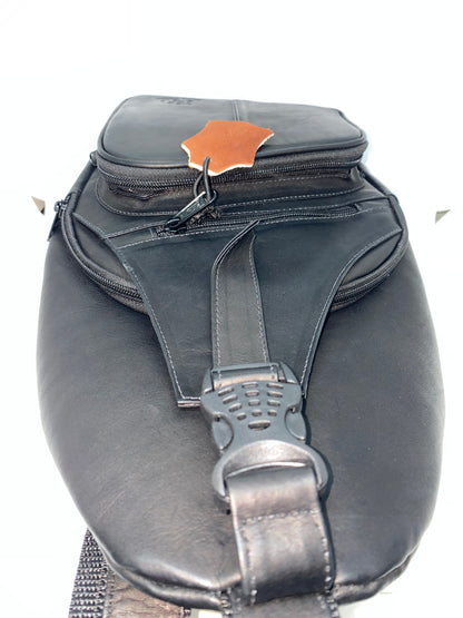 P340 - Pechera de cuero tula grande marca Puro Cuero