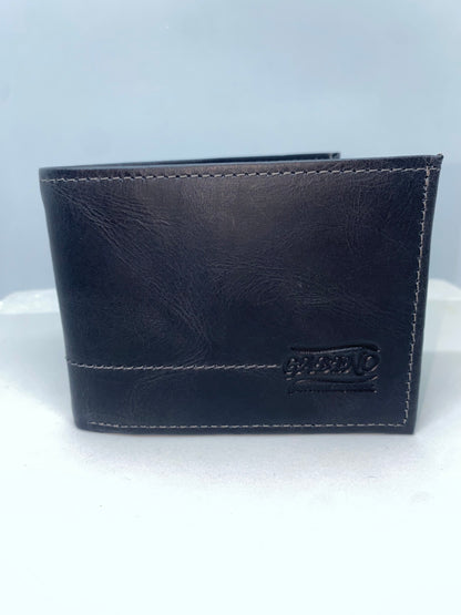 BG305D - Billetera de cuero Genuino con zipper marca Gabino