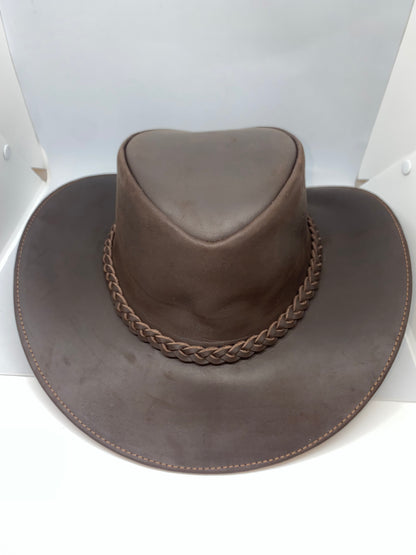 S640 - Sombrero de cuero Graso marca Quality Leather