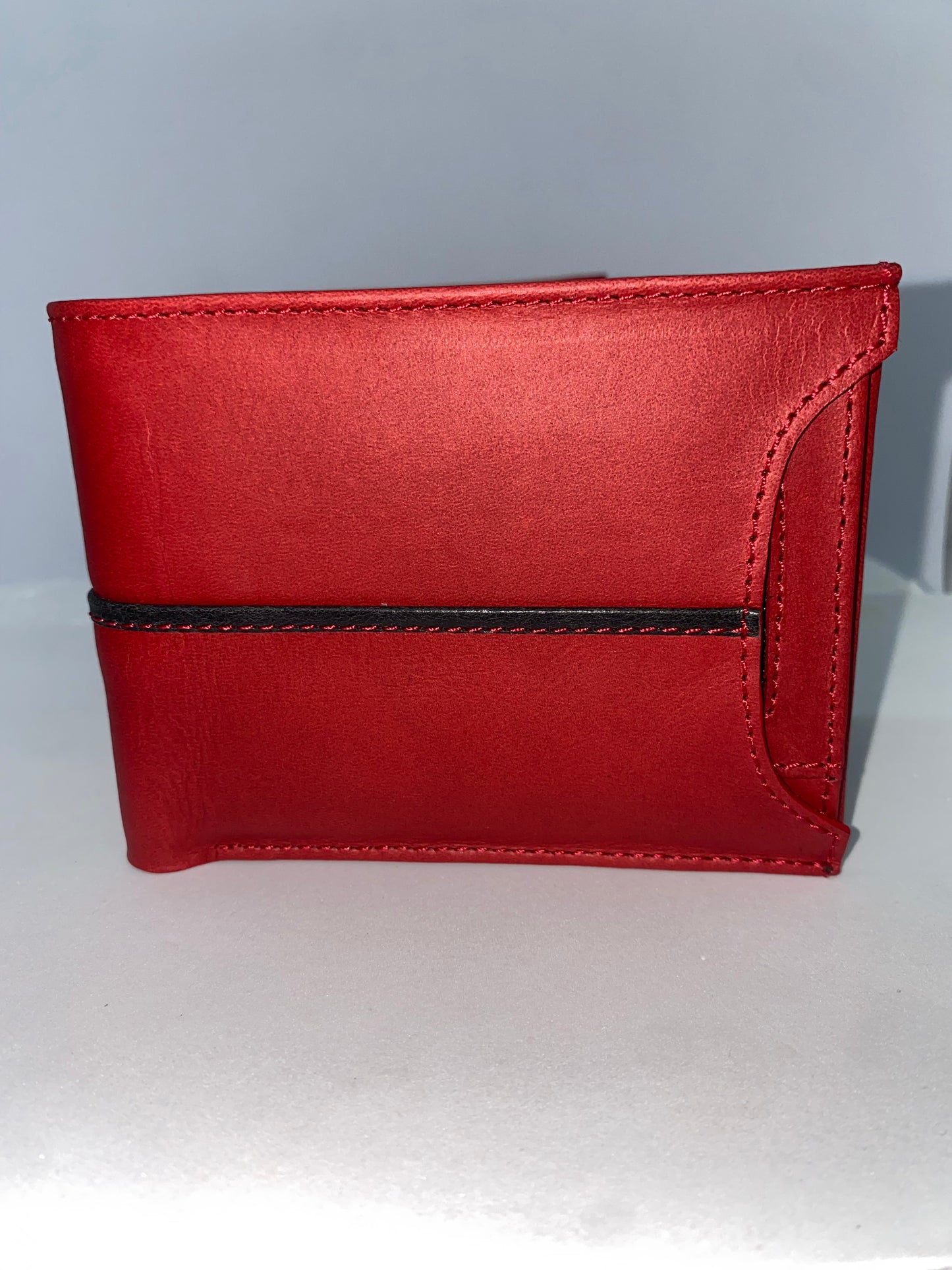 B011 - Billetera de cuero graso marca Quality Leather