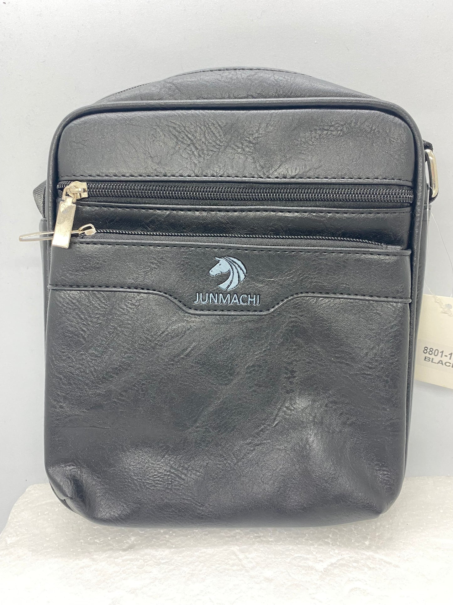 JUNMACHI - Carriel mediano de cuerina marca Junmachi